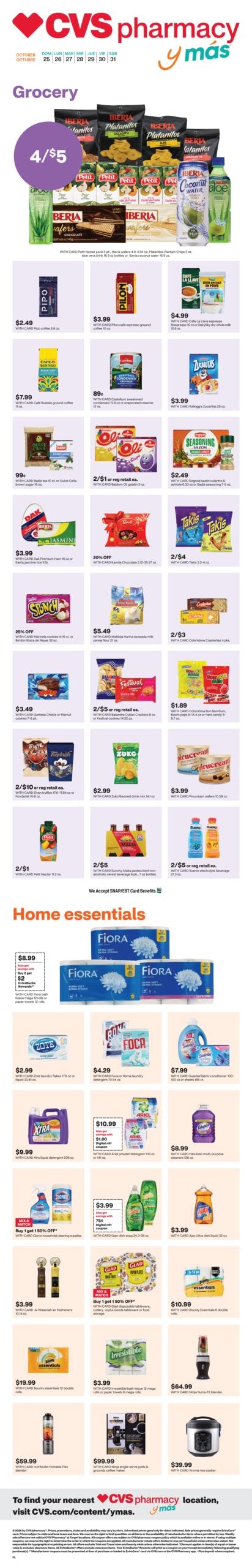 CVS Pharmacy (Boca Raton Area, FL) y más Weekly Ad October 25 - 31, 2026