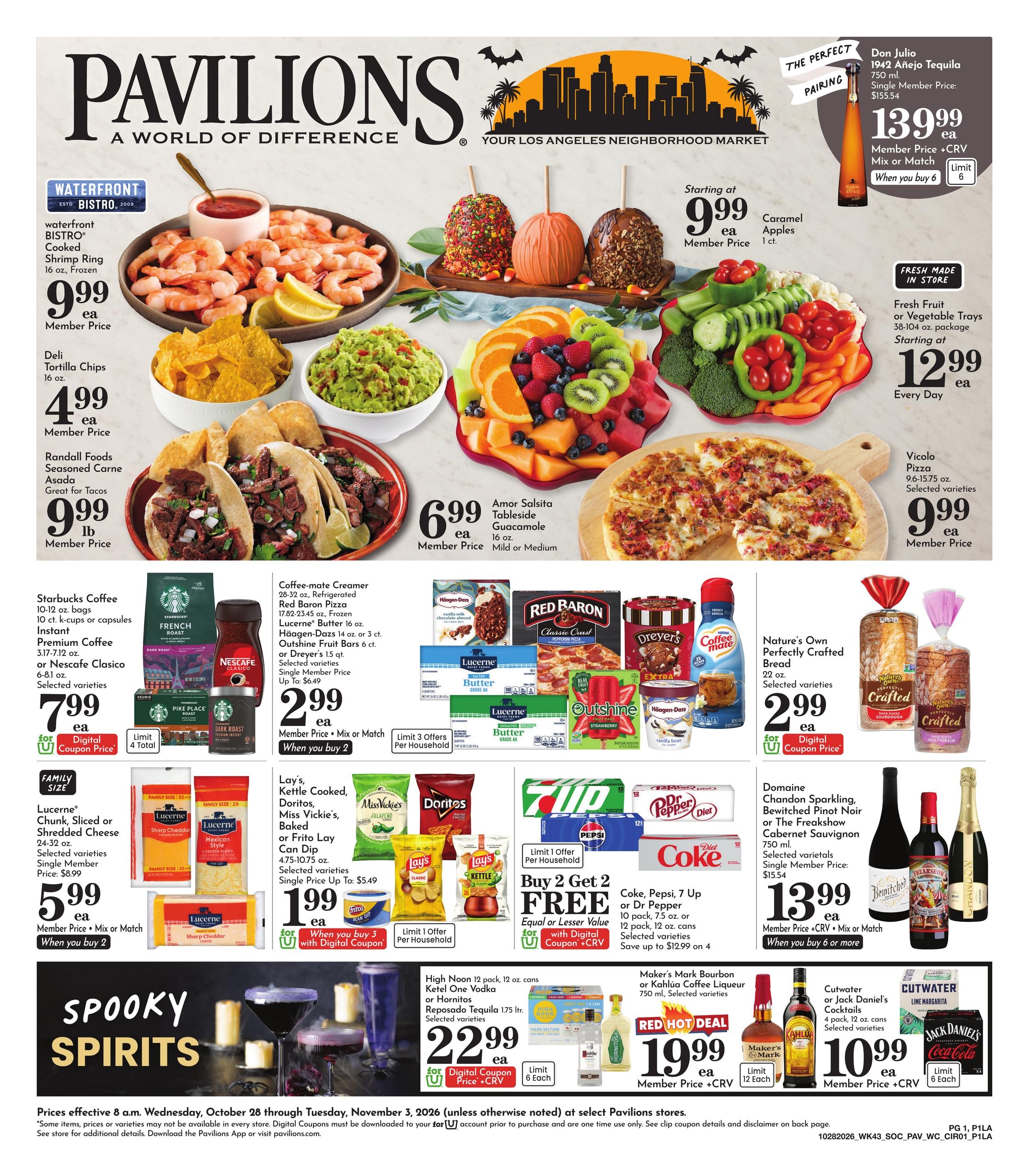Pavilions (Alhambra Area, CA) Weekly Ad October 28 - November 3, 2026