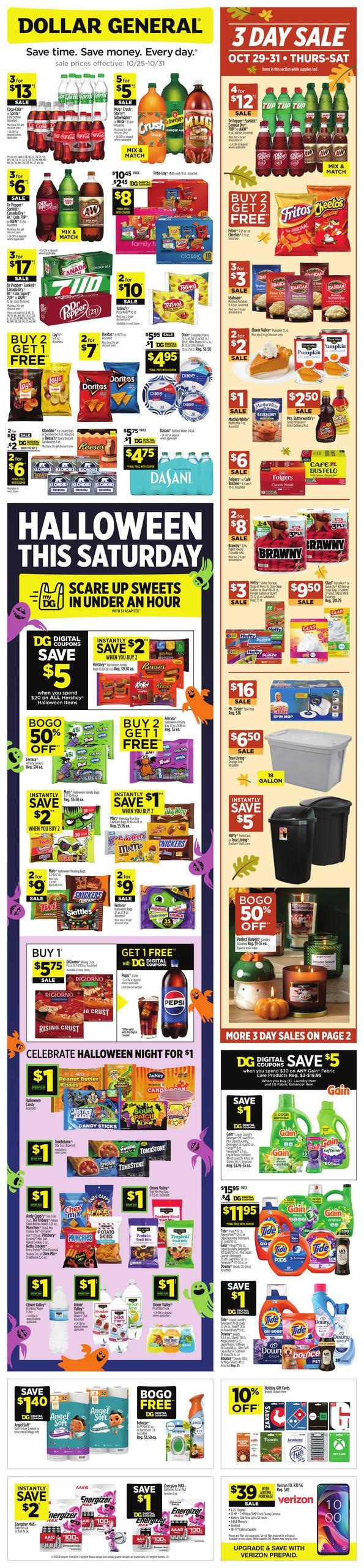 Dollar General (Elko Area, NV) Weekly Ad October 25 - 31, 2026