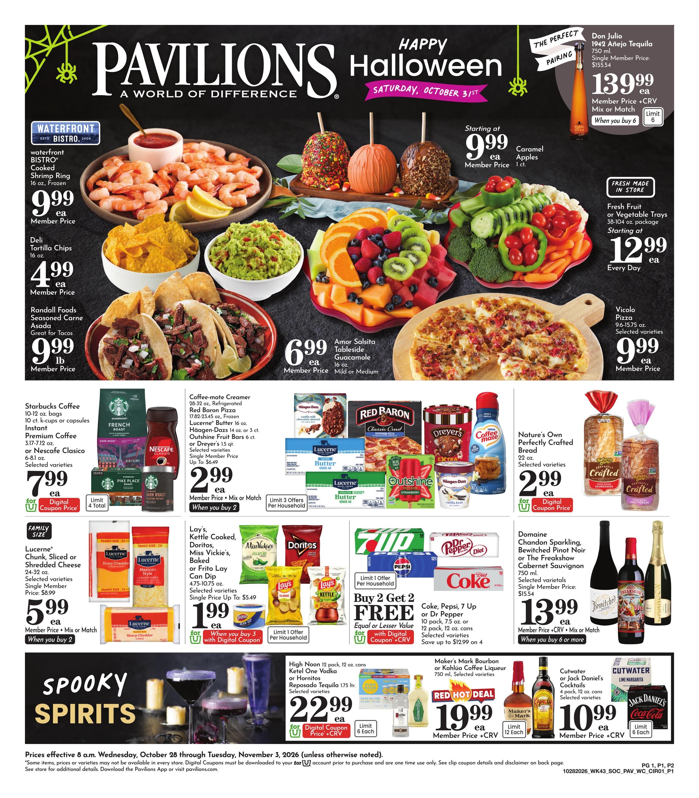 Pavilions (Anaheim Area, CA) Weekly Ad October 28 - November 3, 2026