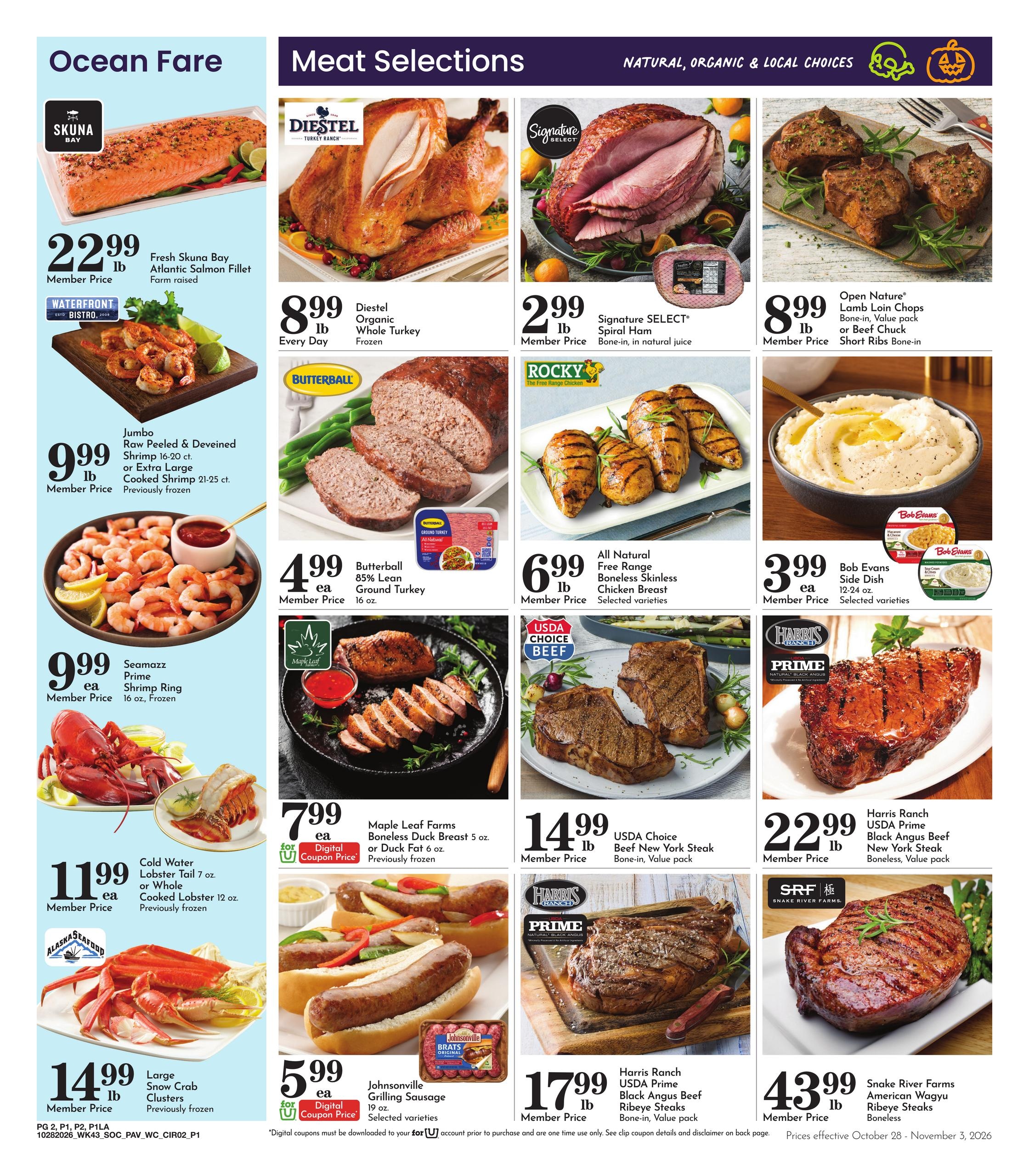 Pavilions (Anaheim Area, CA) Weekly Ad October 28 - November 3, 2026