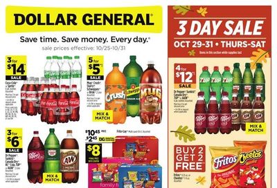 Dollar General (Loyalton Area, CA) Weekly Ad October 25 - 31, 2026