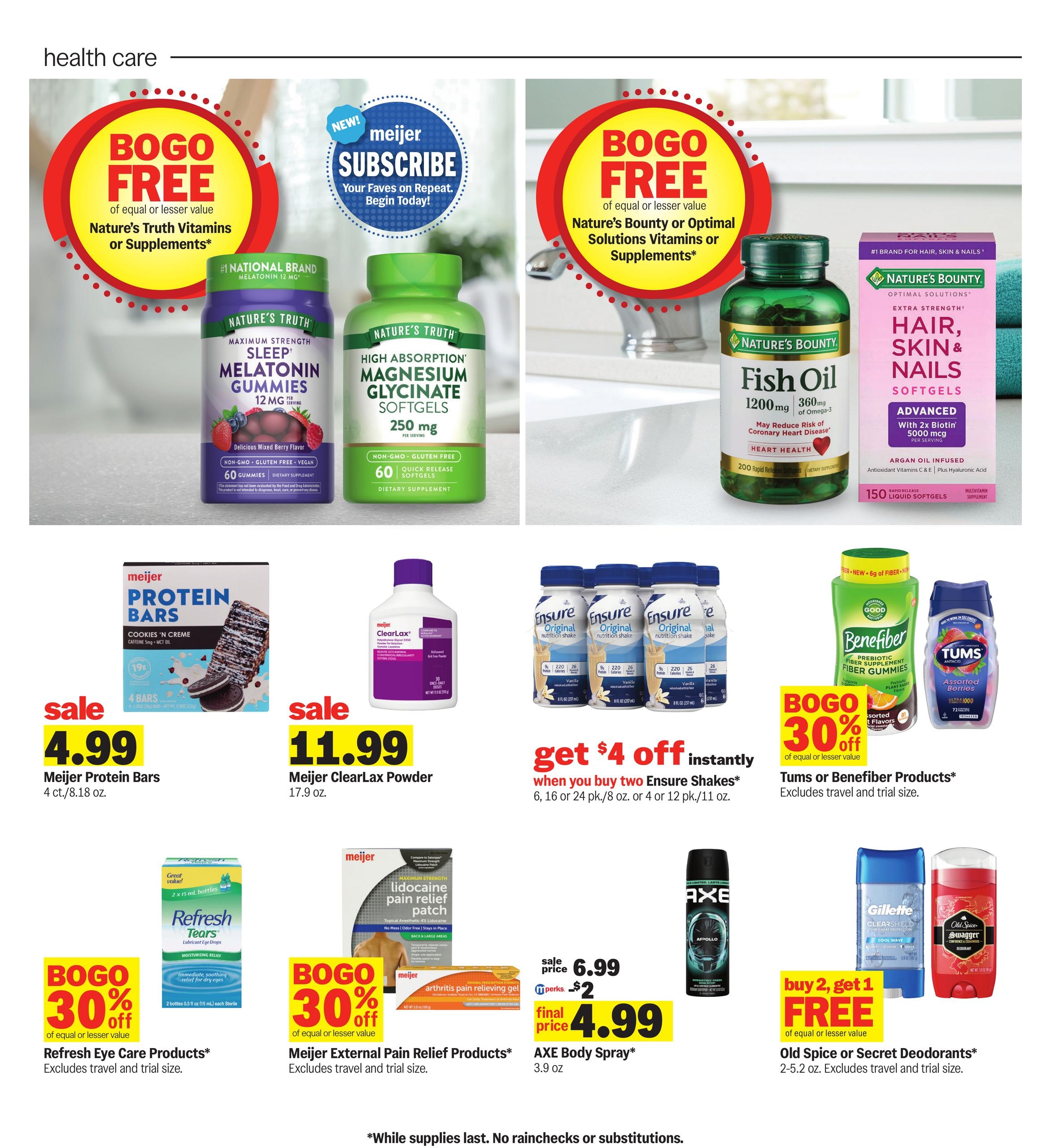Meijer (Akron Area, OH) Weekly Ad October 28 - November 3, 2026