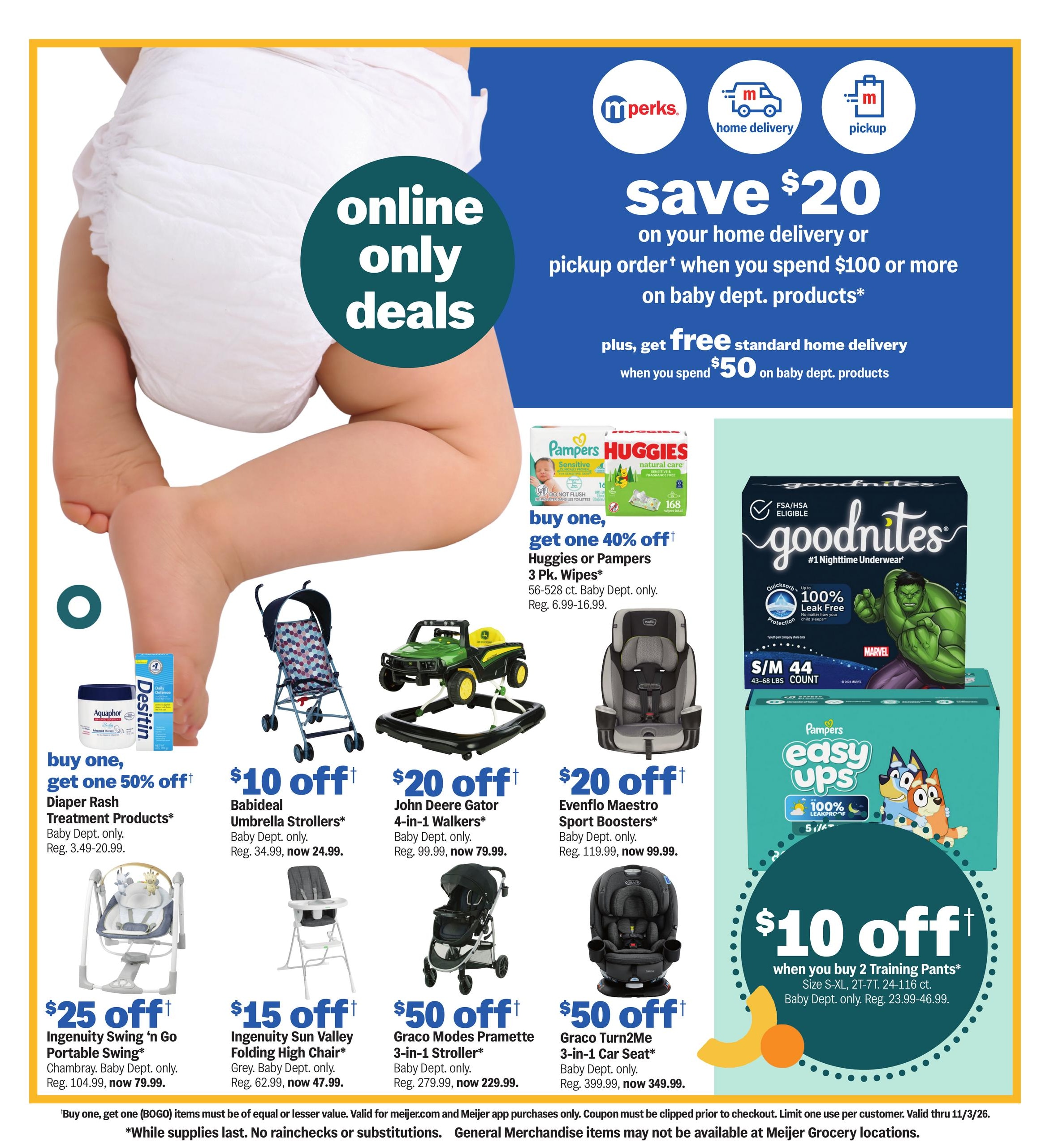 Meijer (Ann Arbor-Croswell Area, MI) Weekly Ad October 28 - November 3, 2026