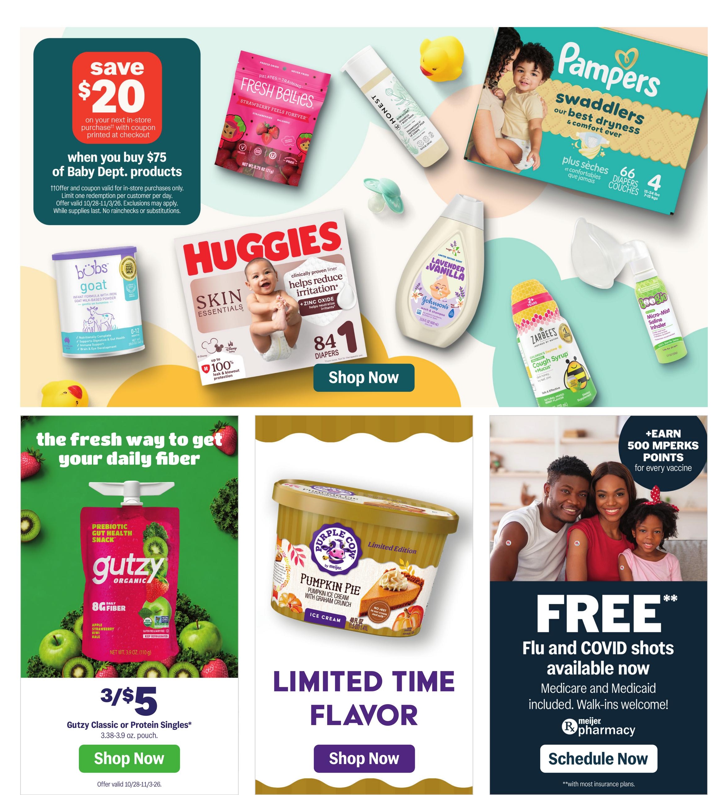 Meijer (Ann Arbor-Croswell Area, MI) Weekly Ad October 28 - November 3, 2026