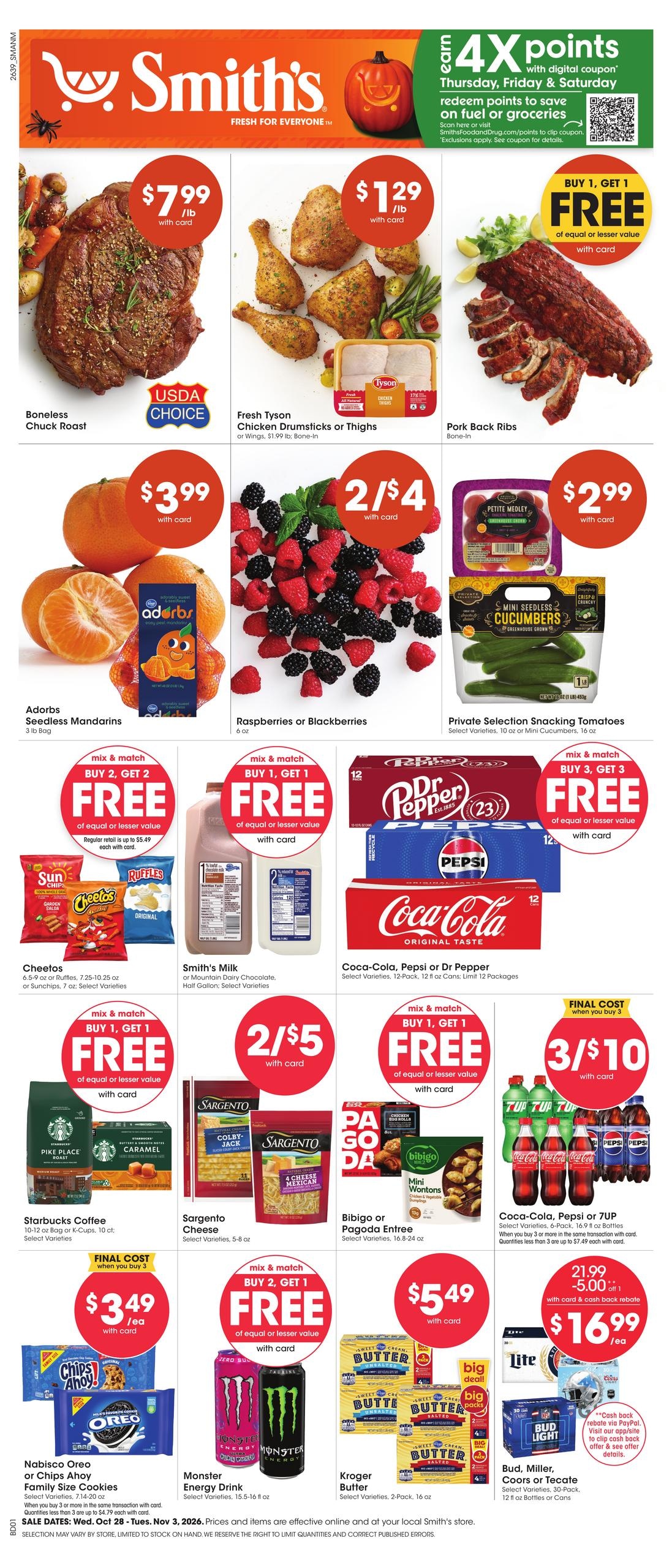 Smith's (Hesperus Area, CO) Weekly Ad October 28 - November 3, 2026