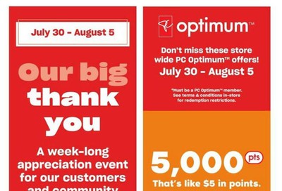 Dominion Flyer July 30 to August 5