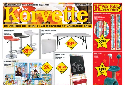 Korvette Flyer November 21 to 27