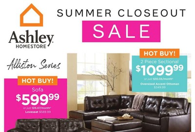 Ashley HomeStore (West) Flyer July 27 to August 3