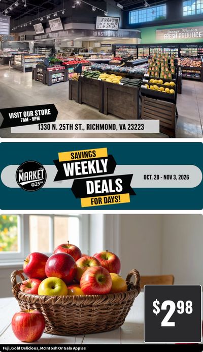 The Market at 25th Weekly Ad October 28 - November 3, 2026