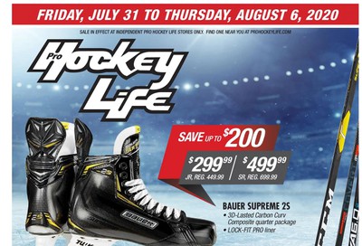 Pro Hockey Life Flyer July 31 to August 6