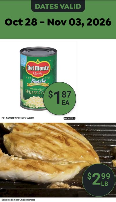 Goodwin & Sons Market Weekly Ad October 28 - November 3, 2026