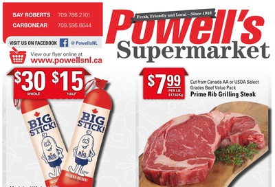 Powell's Supermarket Flyer July 30 to August 5