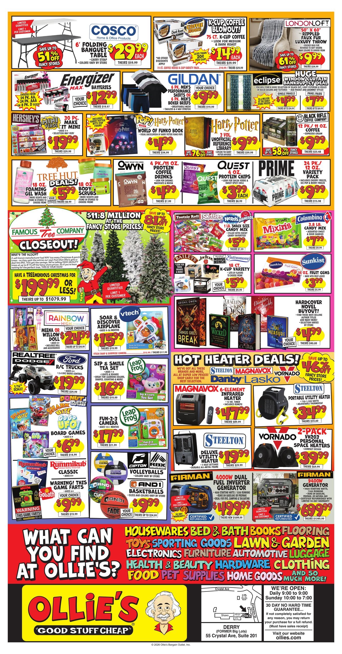 Ollie's Bargain Outlet (Boston Area, MA) Weekly Ad November 4 - 23, 2026
