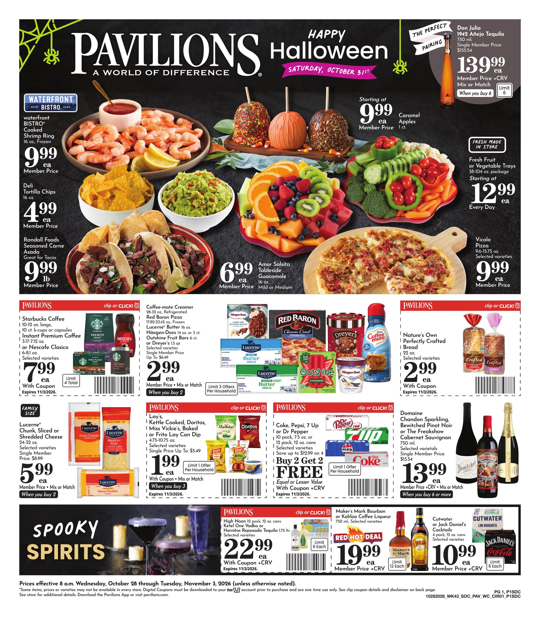 Pavilions (Chula Vista Area, CA) Weekly Ad October 28 - November 3, 2026