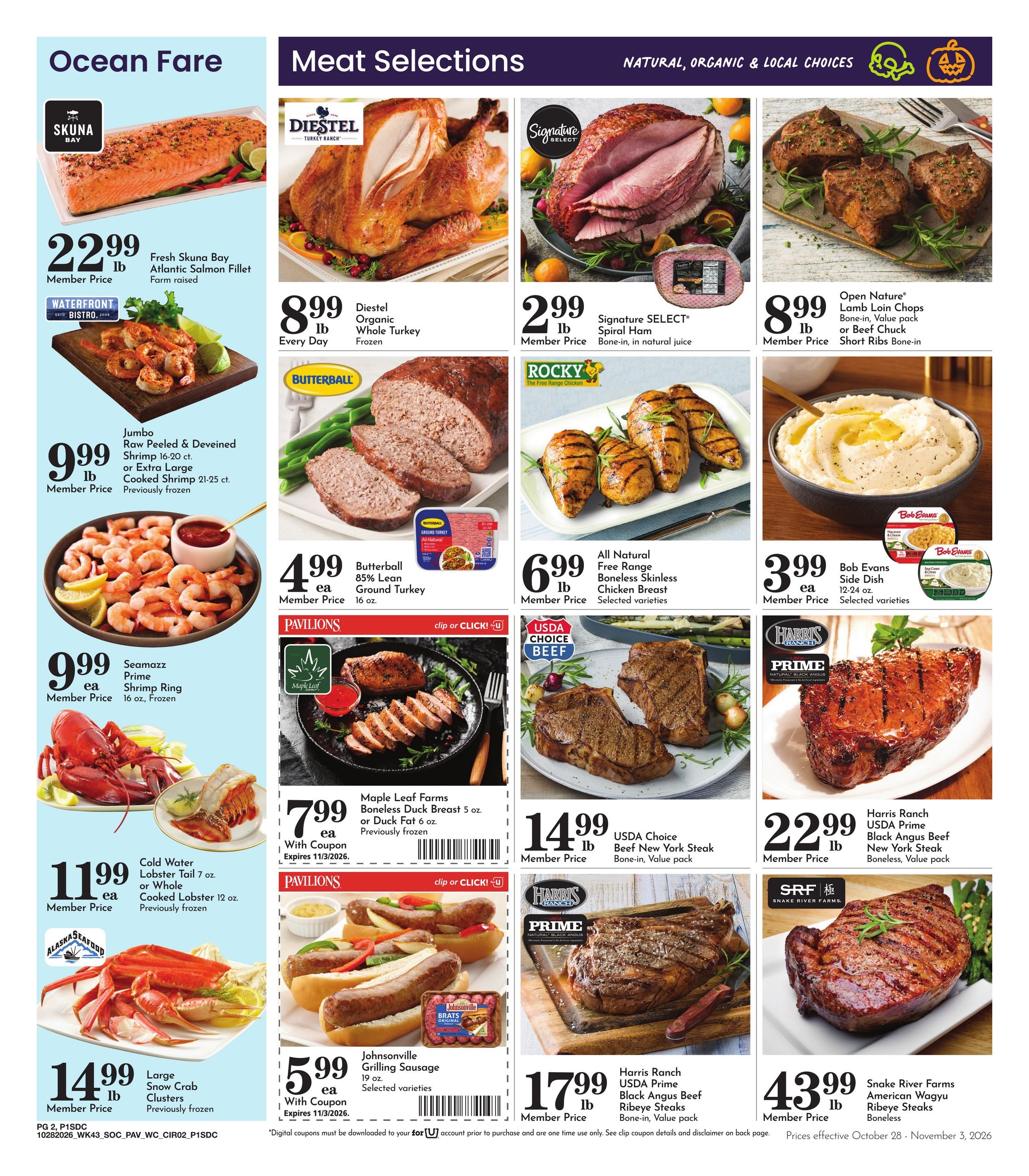 Pavilions (Chula Vista Area, CA) Weekly Ad October 28 - November 3, 2026