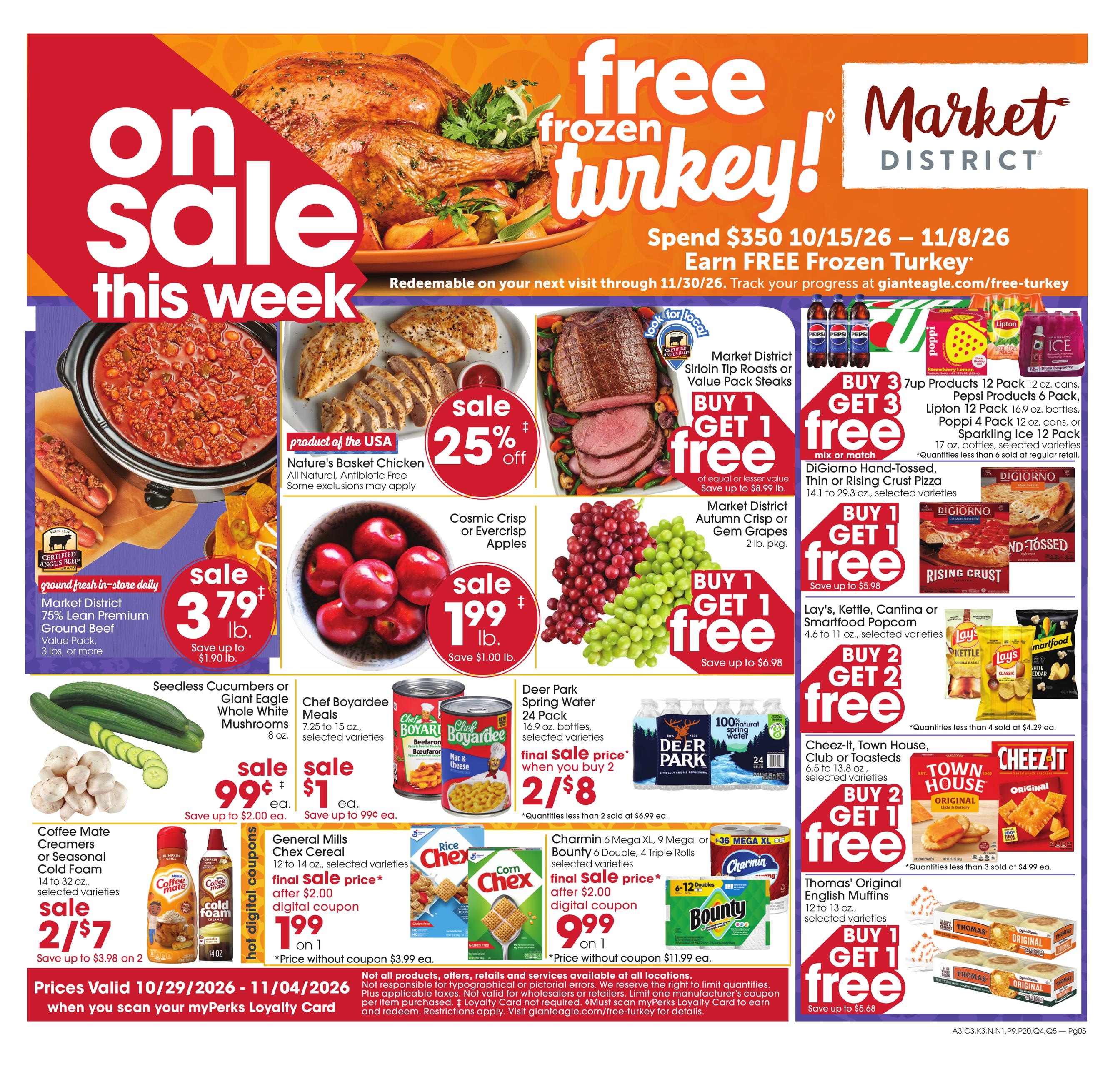Giant Eagle (Carmel Area, IN) Weekly Ad October 29 - November 4, 2026