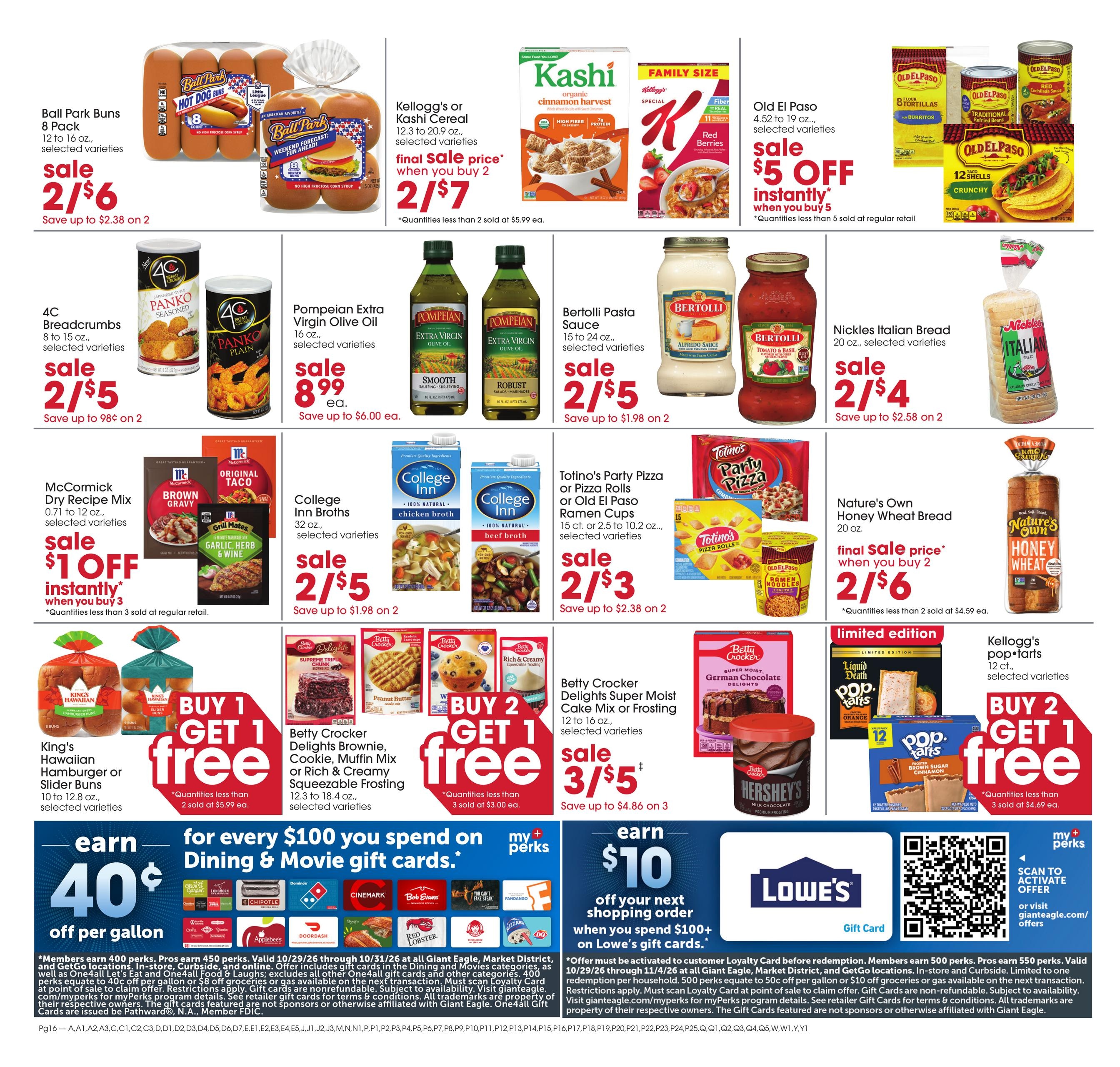 Giant Eagle (Carmel Area, IN) Weekly Ad October 29 - November 4, 2026