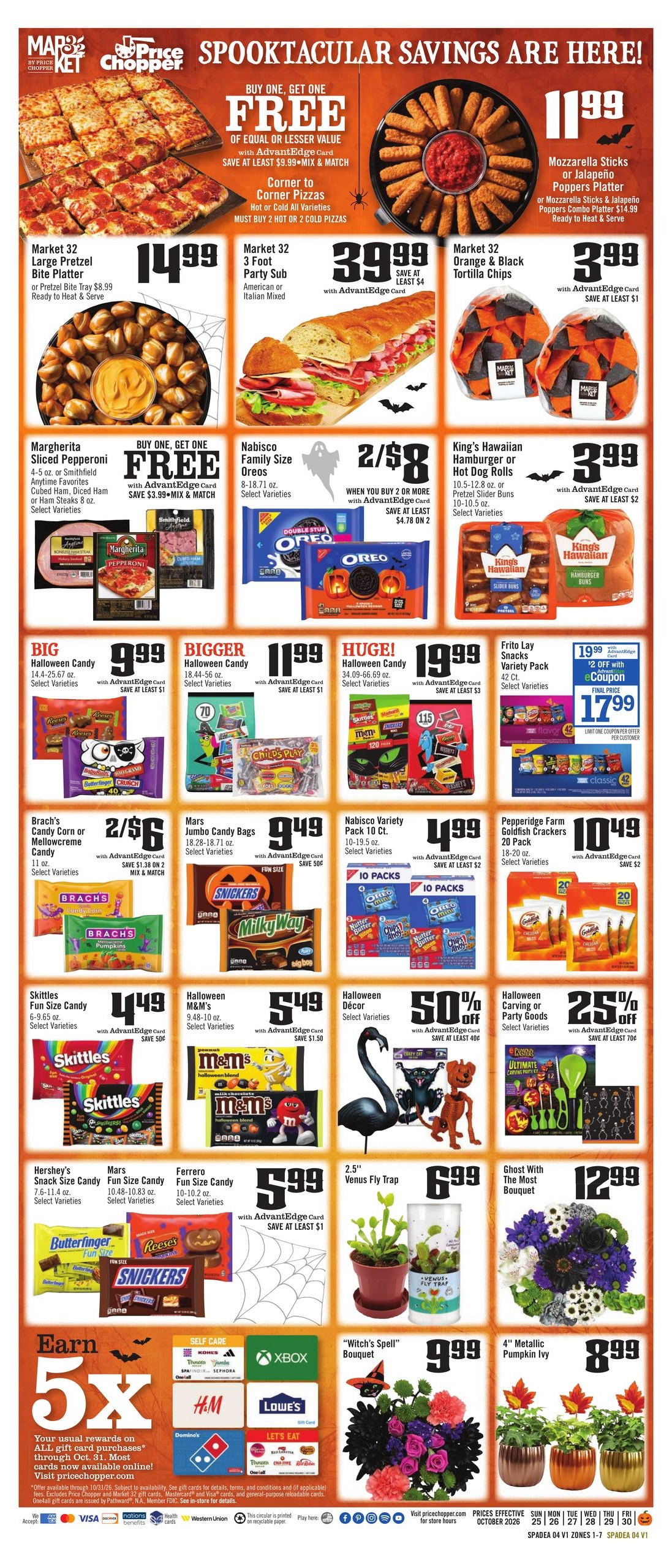 Price Chopper (Albany-Whitehall Area, NY) Weekly Ad October 25 - 31, 2026