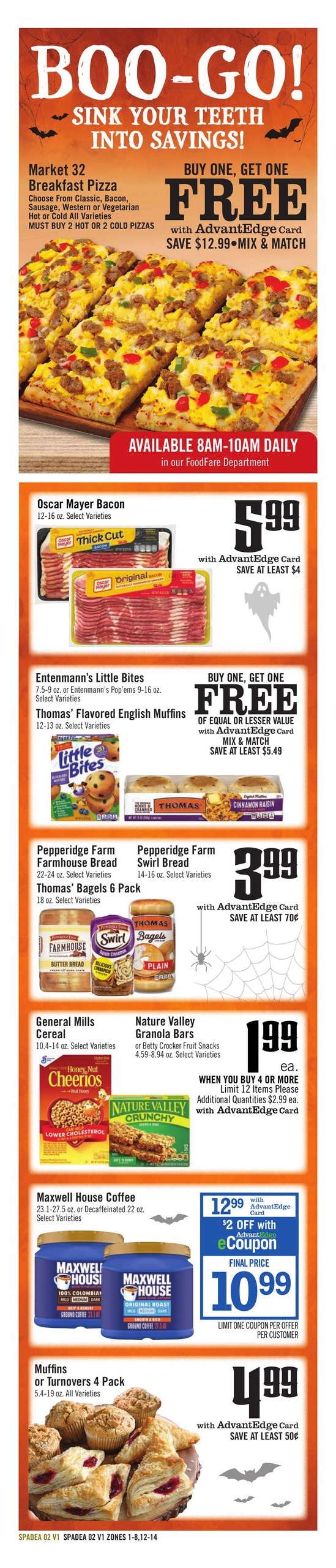 Price Chopper (Albany-Whitehall Area, NY) Weekly Ad October 25 - 31, 2026
