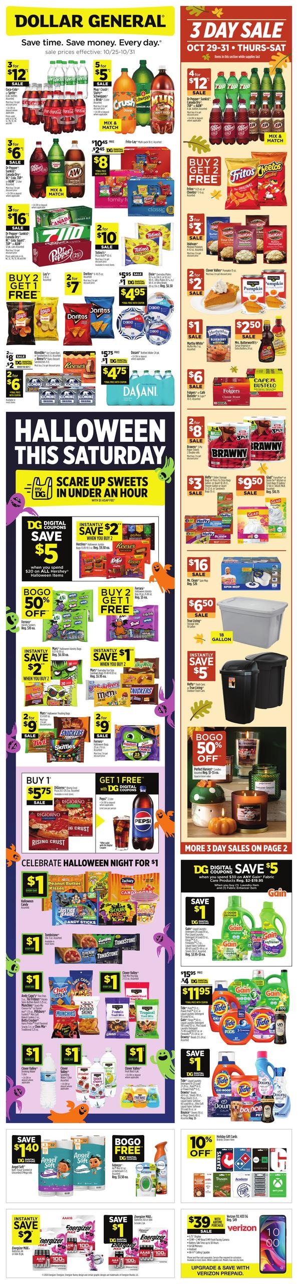 Dollar General (Richburg Area, SC) Weekly Ad October 25 - 31, 2026