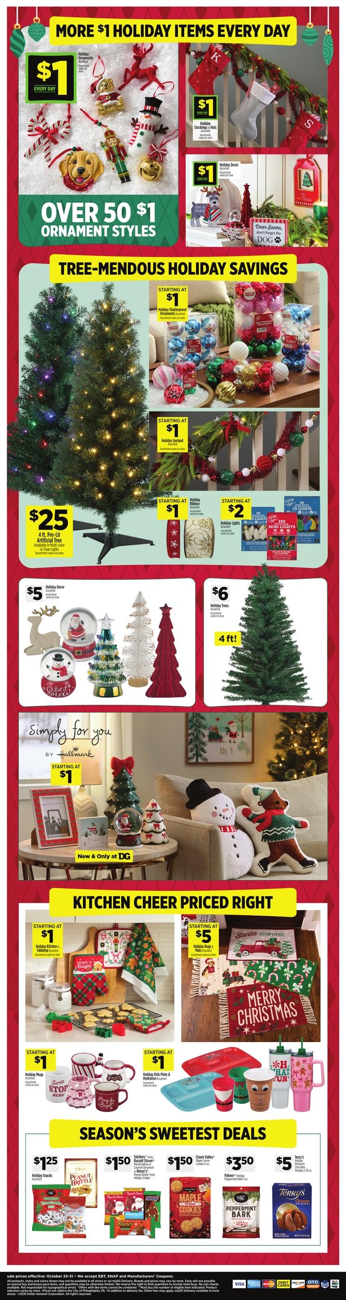 Dollar General (Richburg Area, SC) Weekly Ad October 25 - 31, 2026