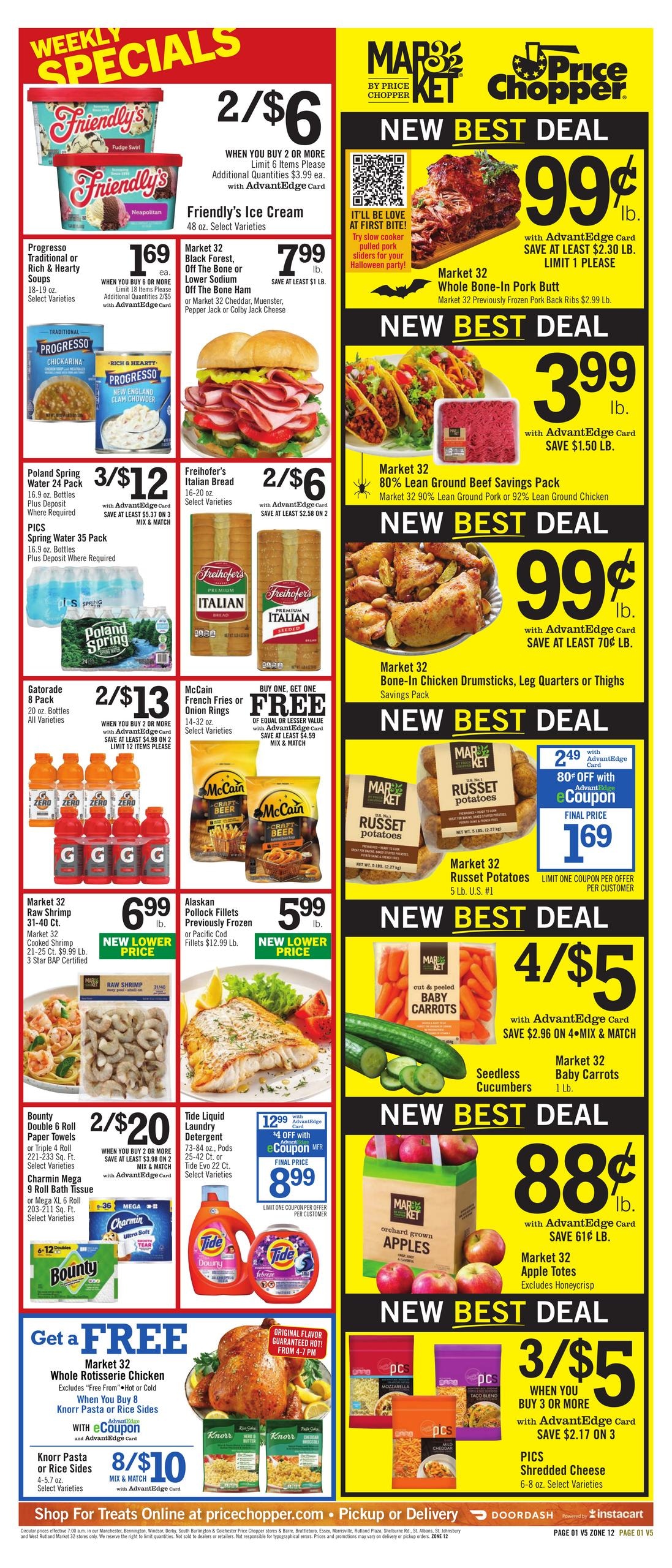 Price Chopper (Williamstown Area, MA) Weekly Ad October 25 - 31, 2026
