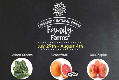 Community Natural Foods Flyer July 29 to August 4