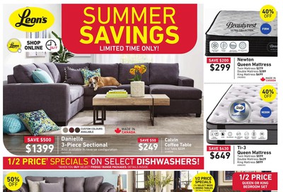 Leon's Summer Savings Flyer July 29 to August 12