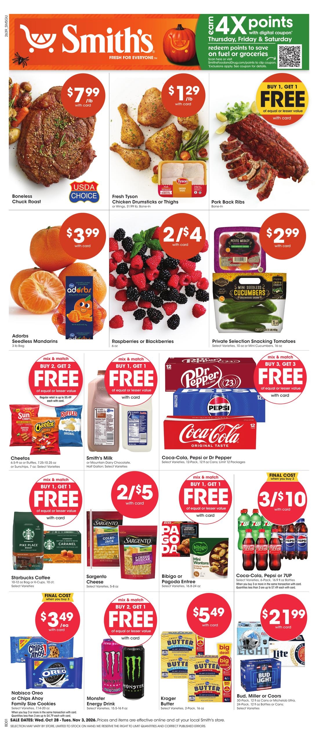 Smith's (Colorado City Area, AZ) Weekly Ad October 28 - November 3, 2026