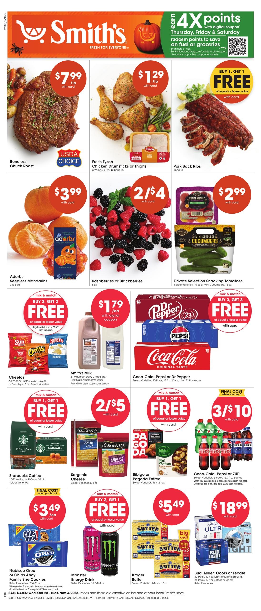 Smith's (Henderson Area, NV) Weekly Ad October 28 - November 3, 2026