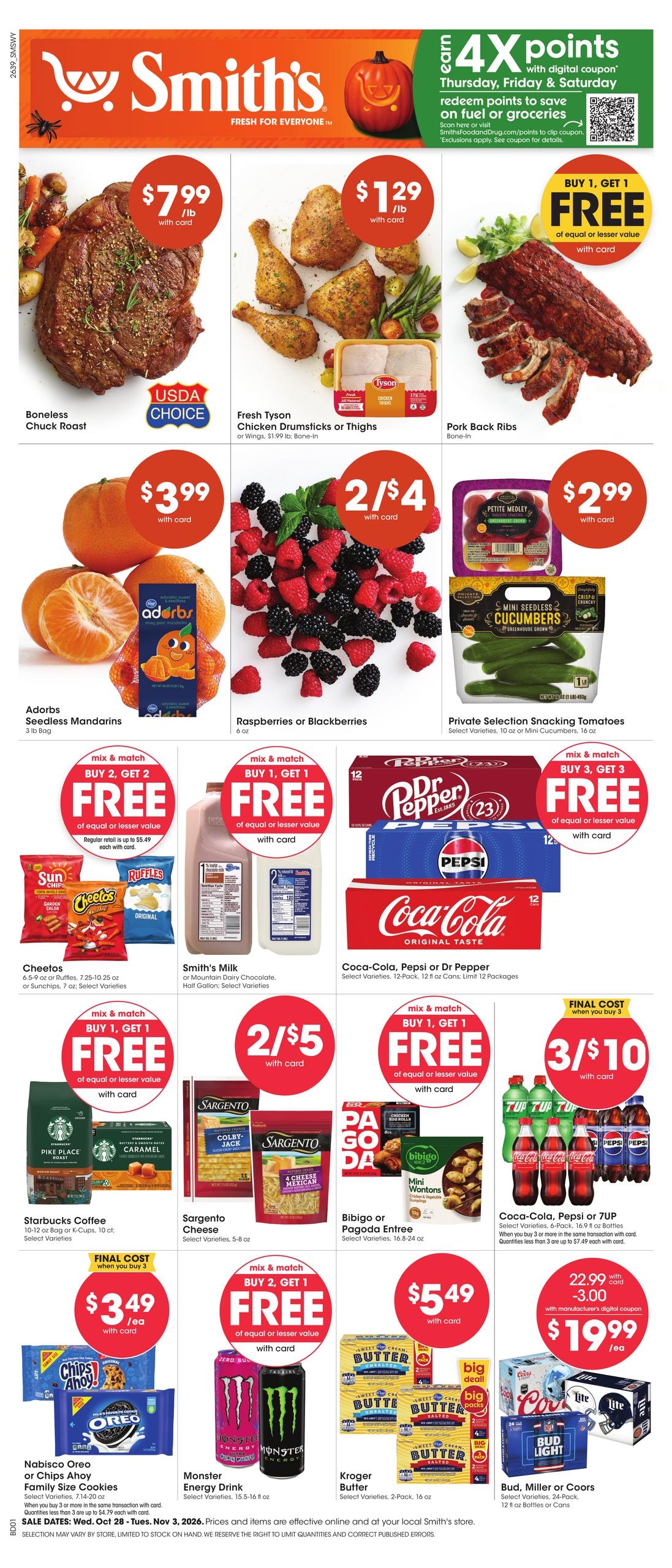Smith's (Rock Springs Area, WY) Weekly Ad October 28 - November 3, 2026