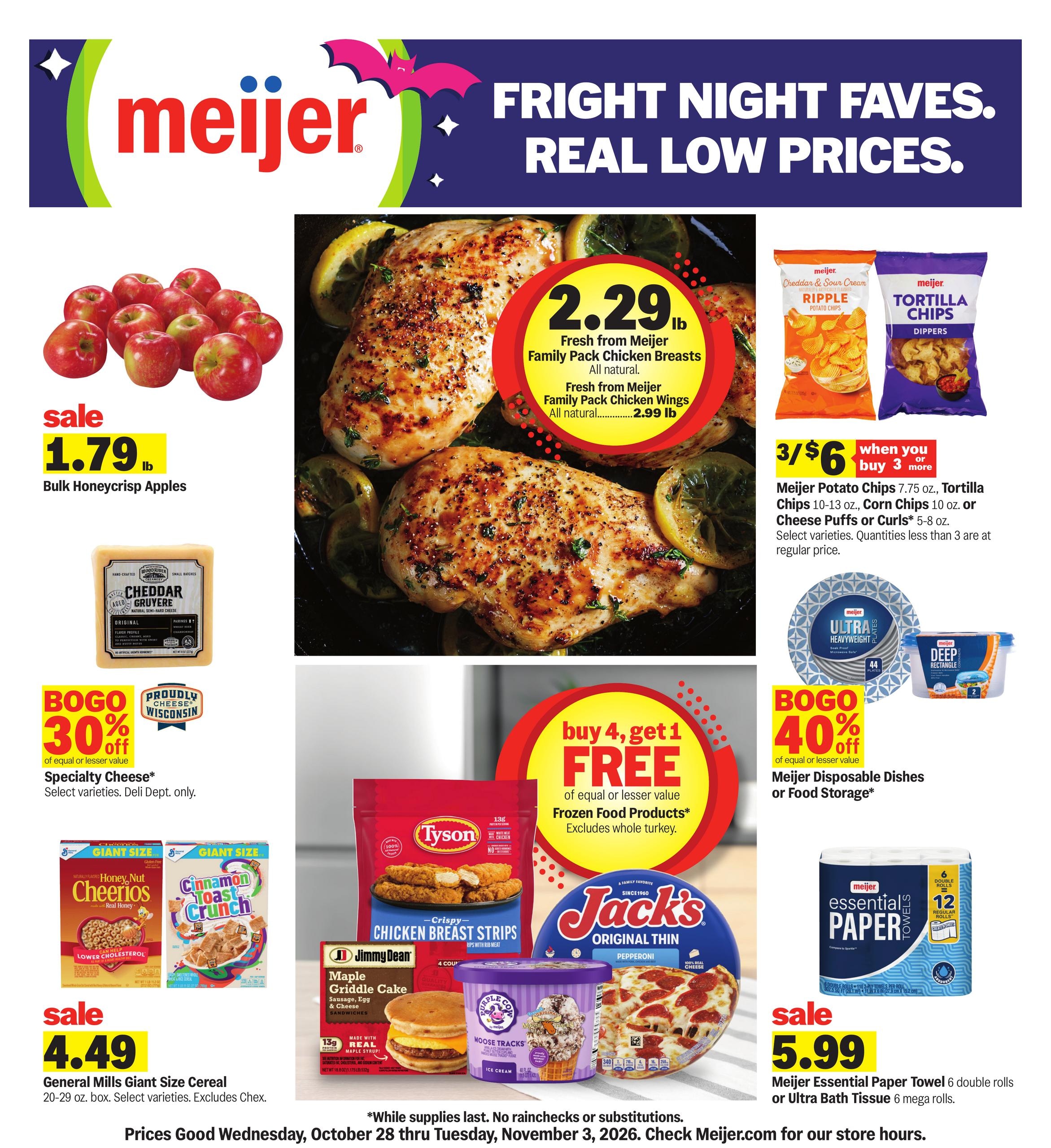 Meijer (Hammond Area, IN) Weekly Ad October 28 - November 3, 2026