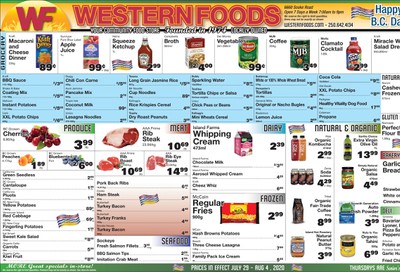 Western Foods Flyer July 29 to August 4