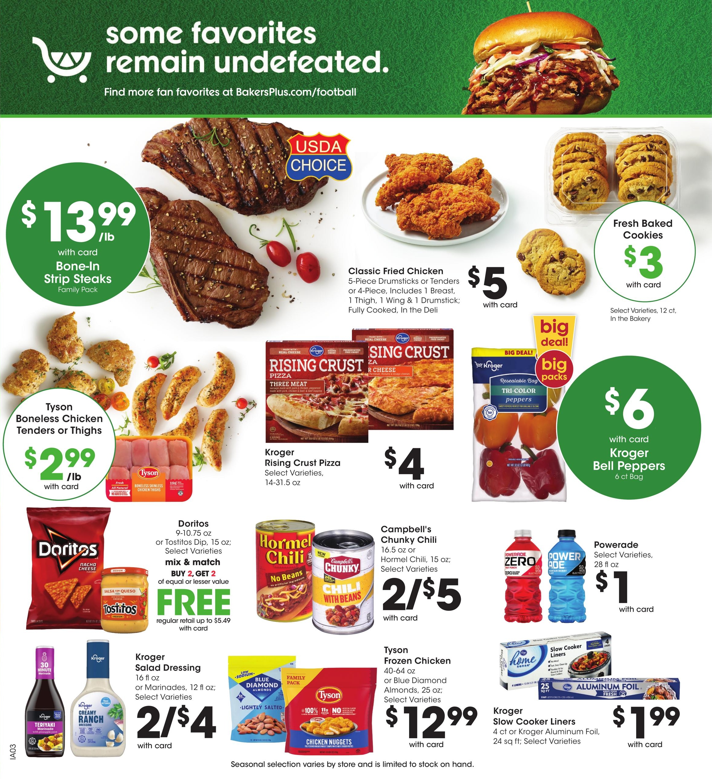 Baker's (Omaha Area, NE) Weekly Ad October 28 - November 3, 2026