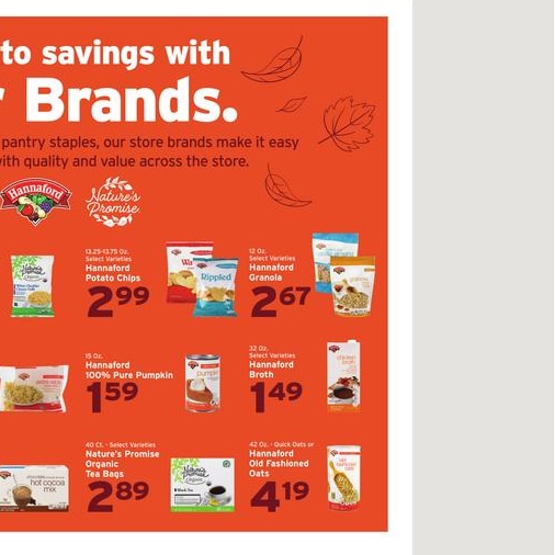 Hannaford (Clintondale Area, NY) Week 44 Flyer for Flipp Weekly Ad October 25 - 31, 2026