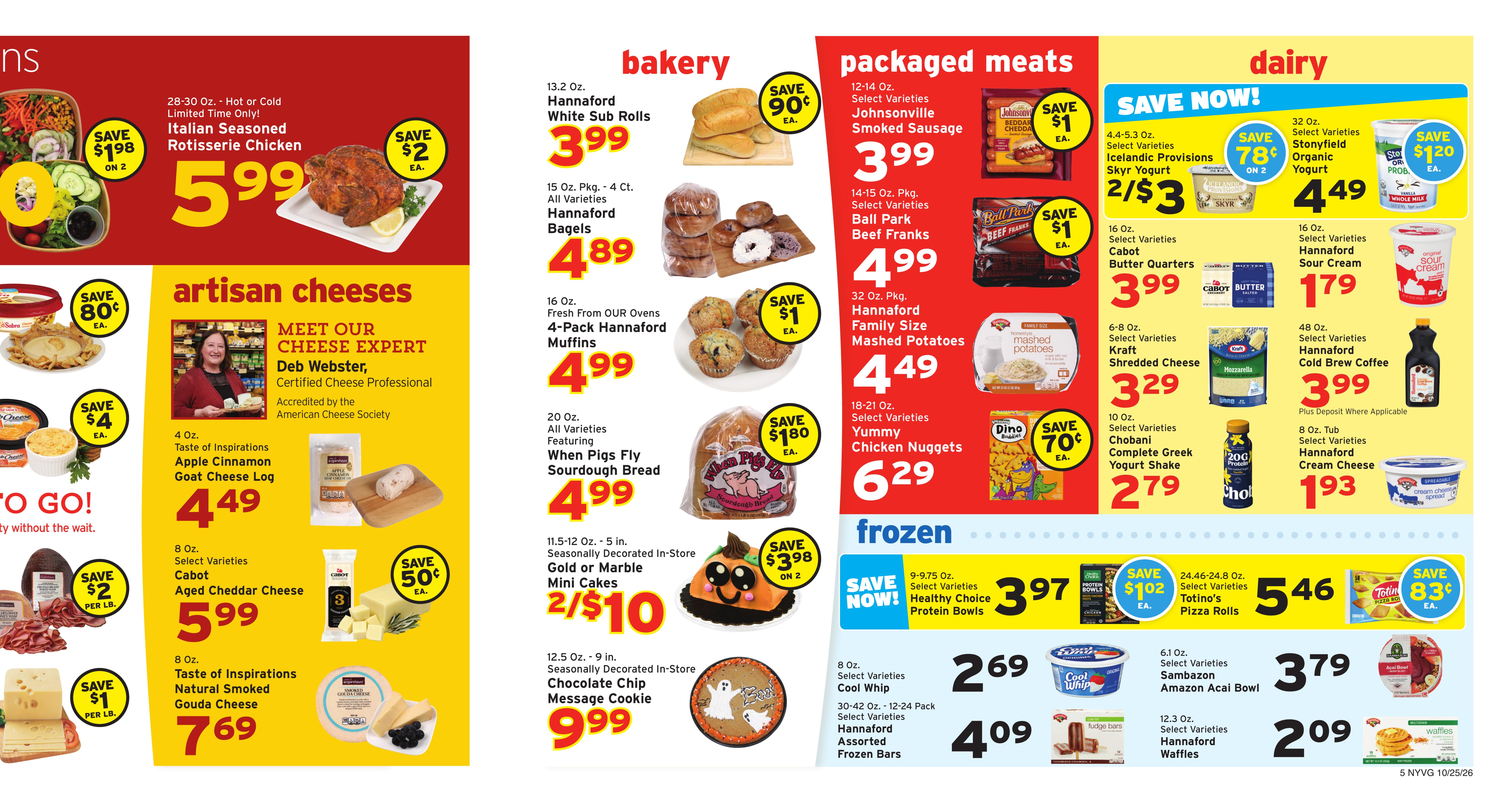 Hannaford (Clintondale Area, NY) Week 44 Flyer for Flipp Weekly Ad October 25 - 31, 2026