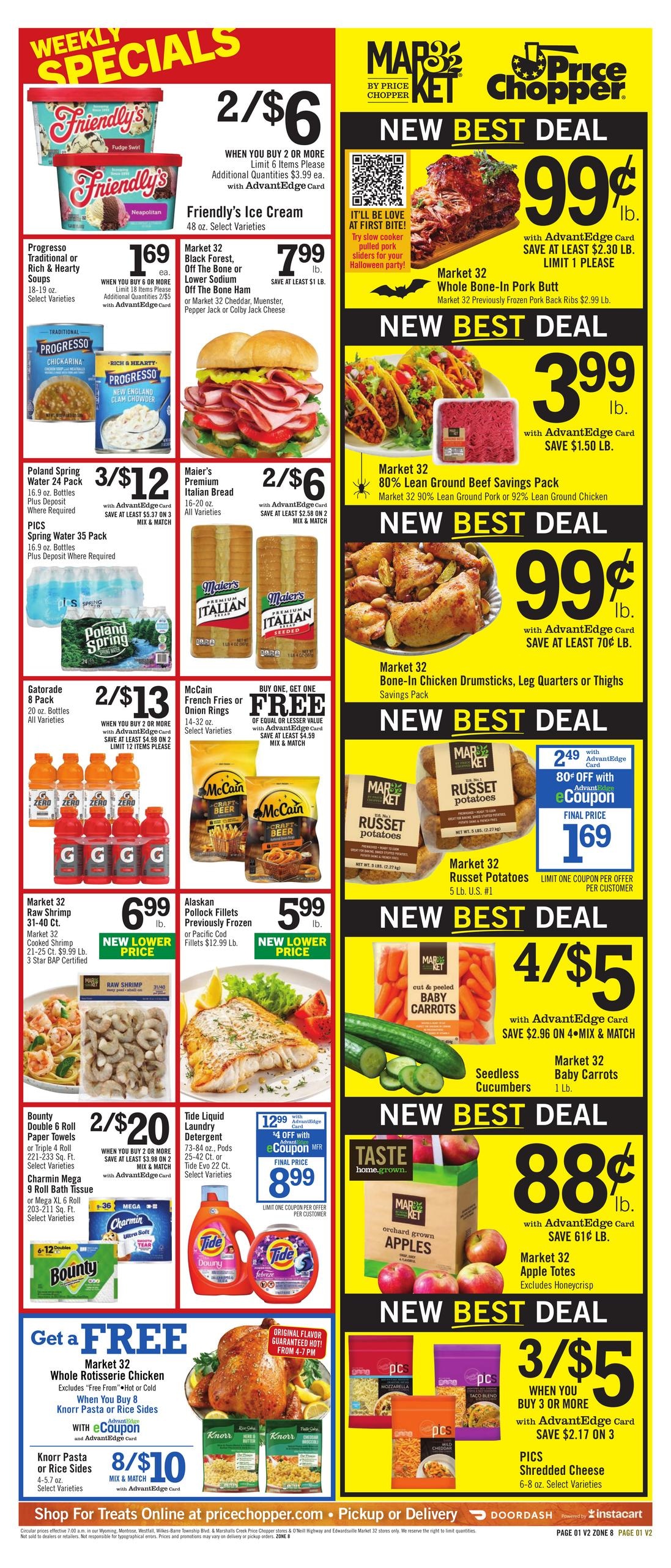 Price Chopper (Monticello Area, NY) Weekly Ad October 25 - 31, 2026