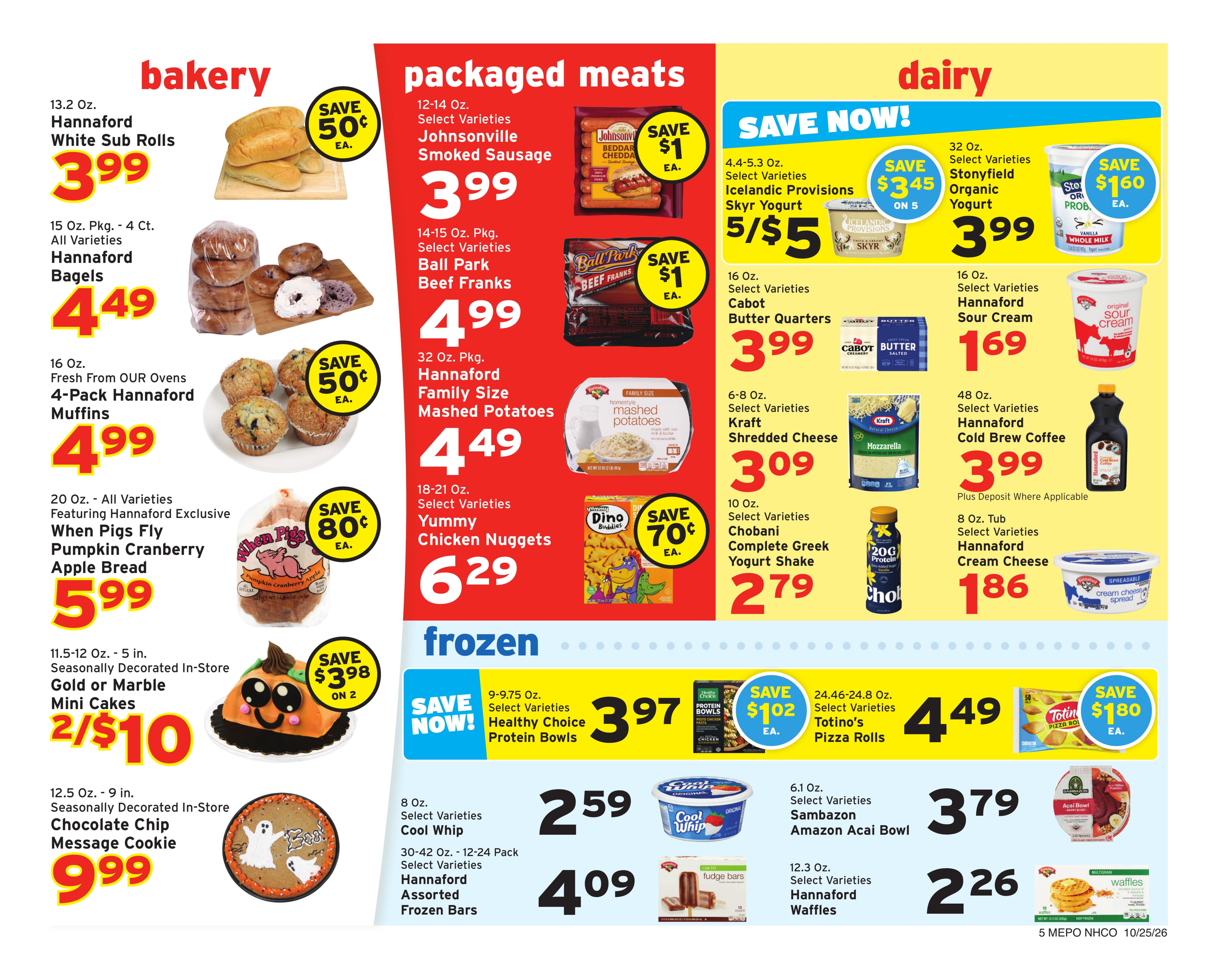 Hannaford (Cape Elizabeth Area, ME) Week 44 Flyer for Flipp Weekly Ad October 25 - 31, 2026