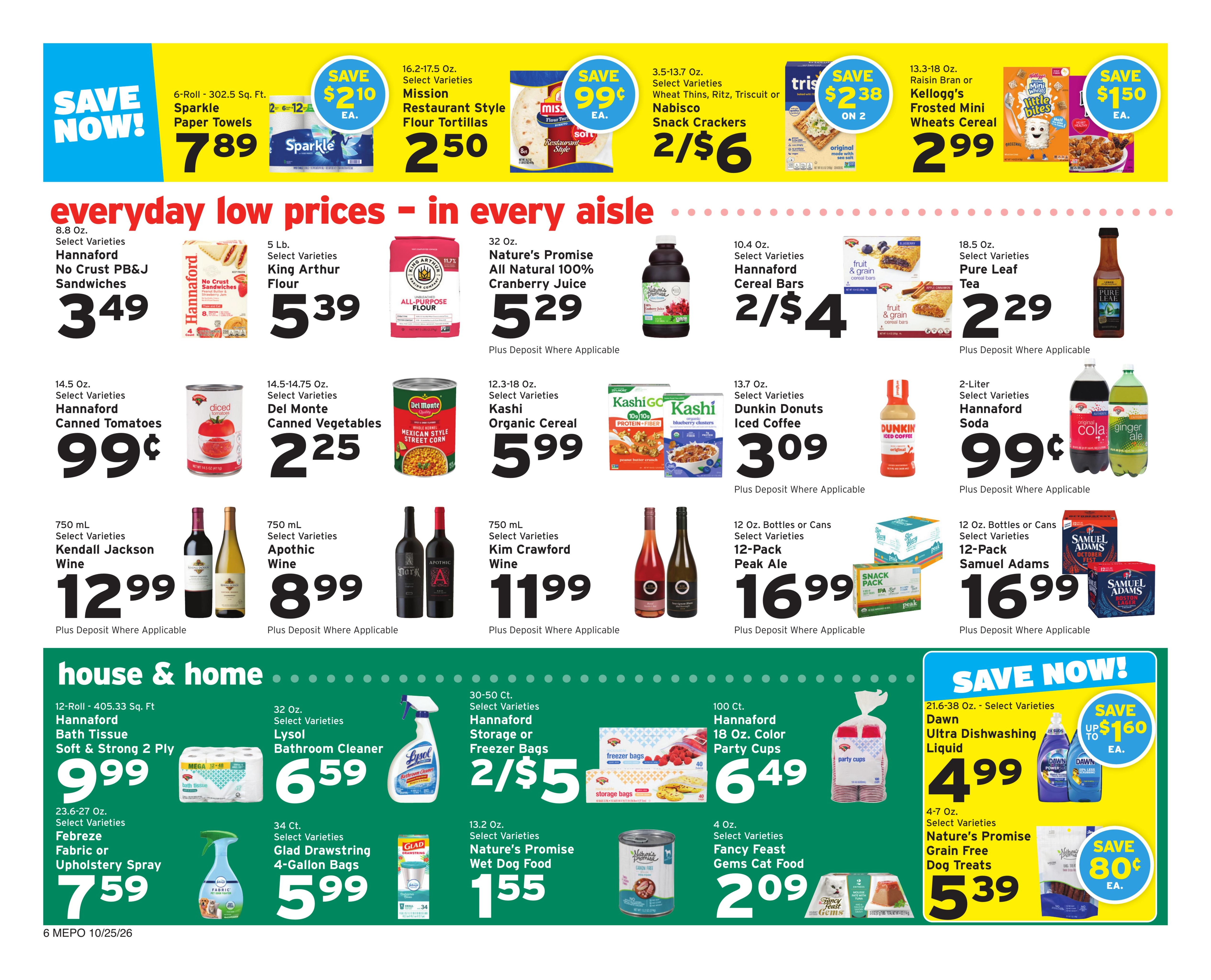 Hannaford (Cape Elizabeth Area, ME) Week 44 Flyer for Flipp Weekly Ad October 25 - 31, 2026
