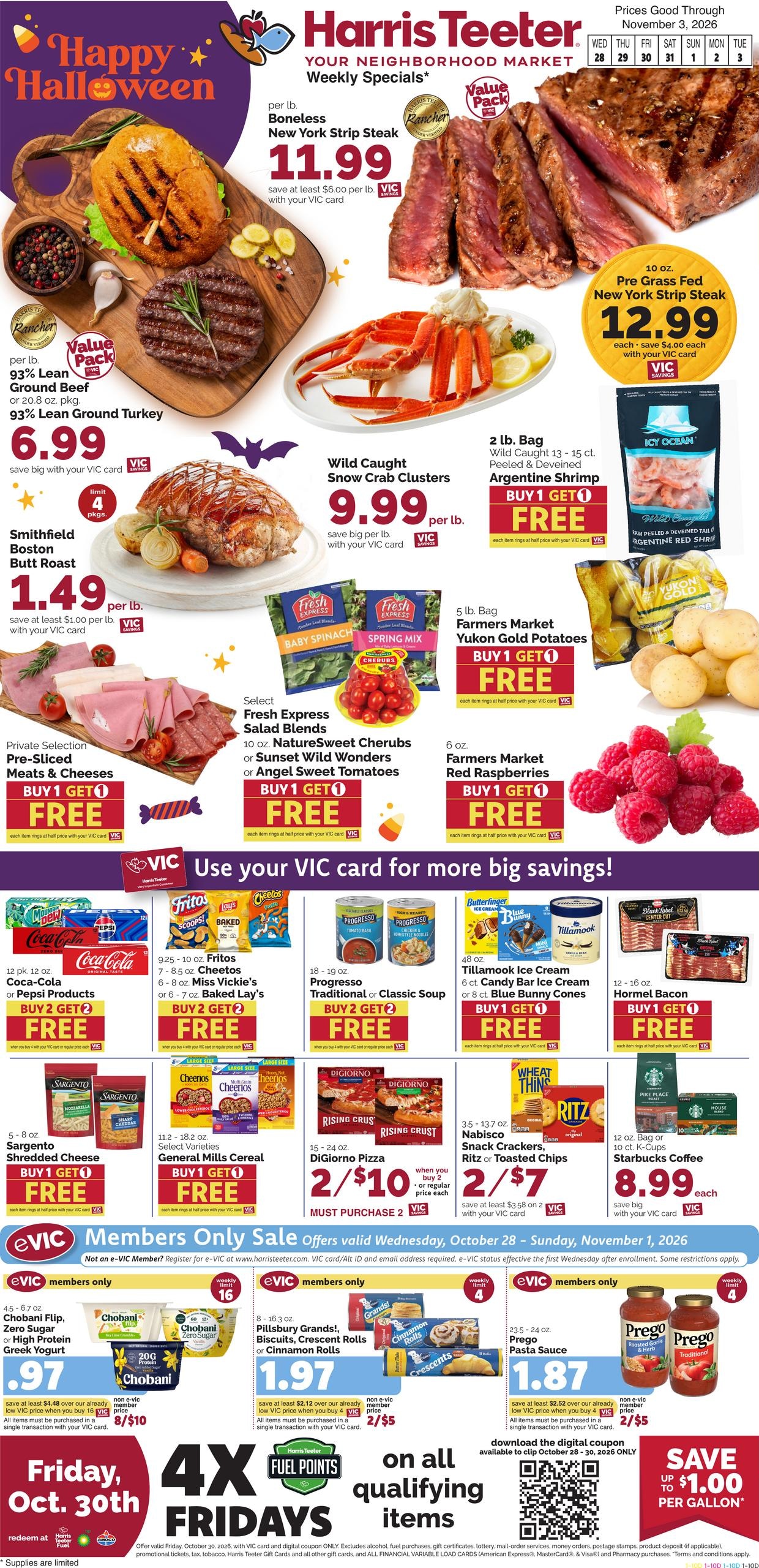 Harris Teeter (Bethany Beach Area, DE) Weekly Ad October 28 - November 3, 2026