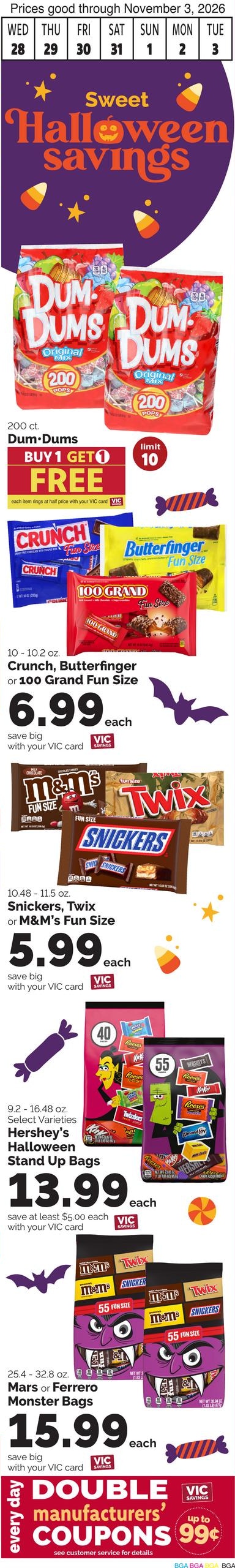 Harris Teeter (Bethany Beach Area, DE) Weekly Ad October 28 - November 3, 2026