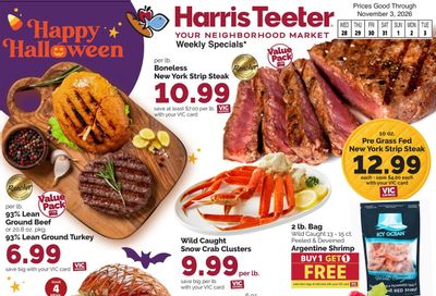 Harris Teeter (Charlotte Area, NC) Weekly Ad October 28 - November 3, 2026