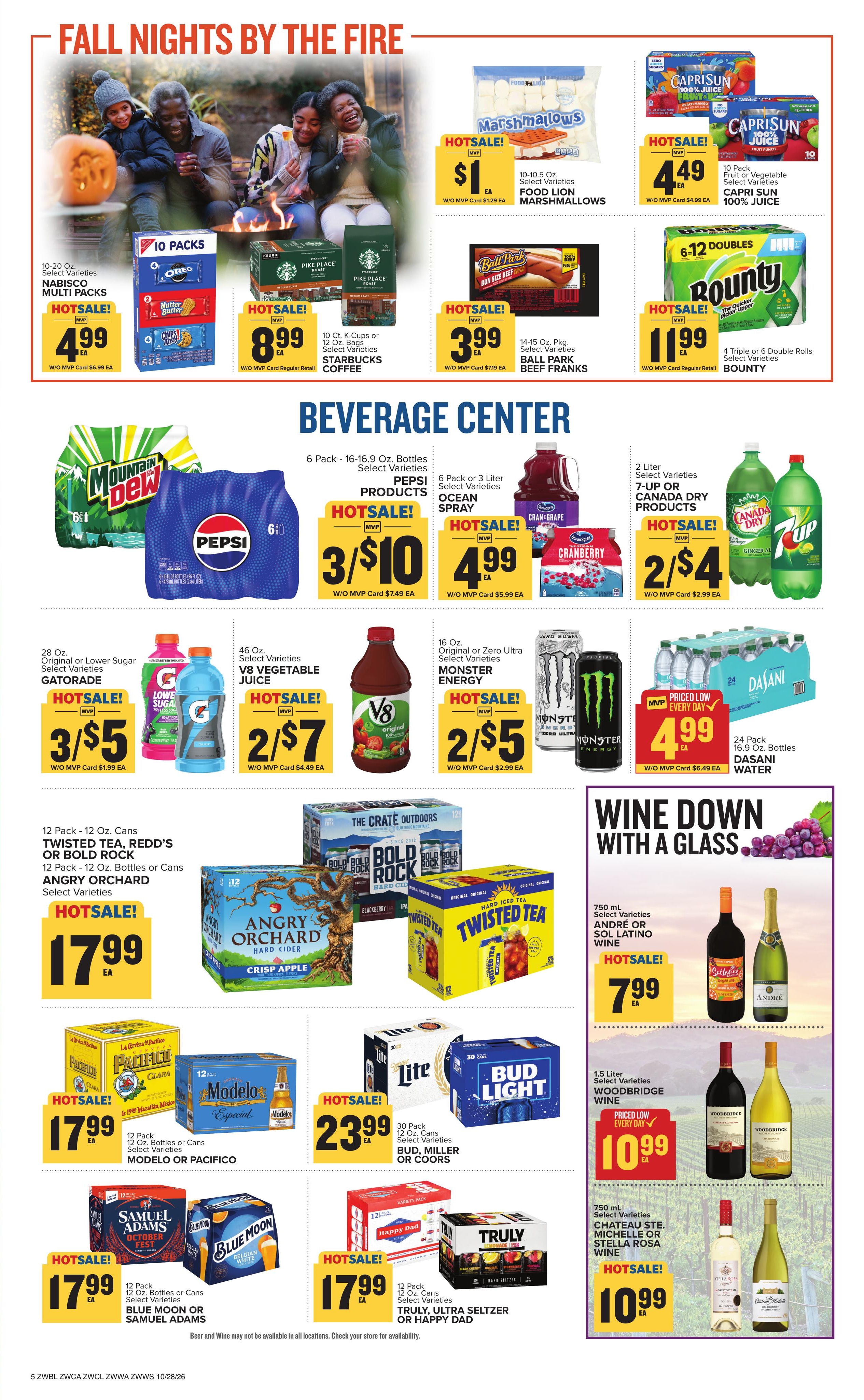 Food Lion (Adrian Area, WV) Weekly Ad October 28 - November 3, 2026