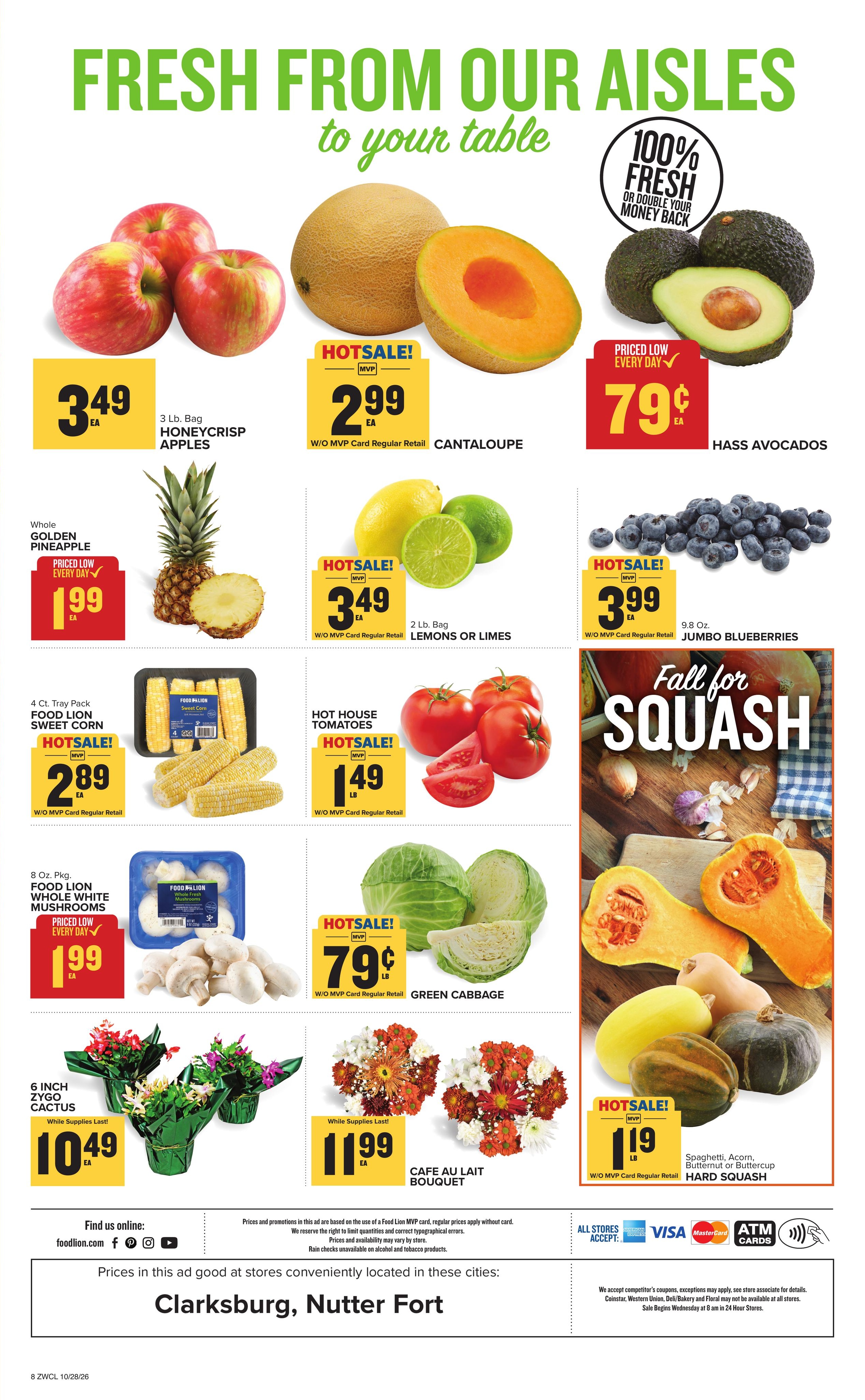 Food Lion (Adrian Area, WV) Weekly Ad October 28 - November 3, 2026