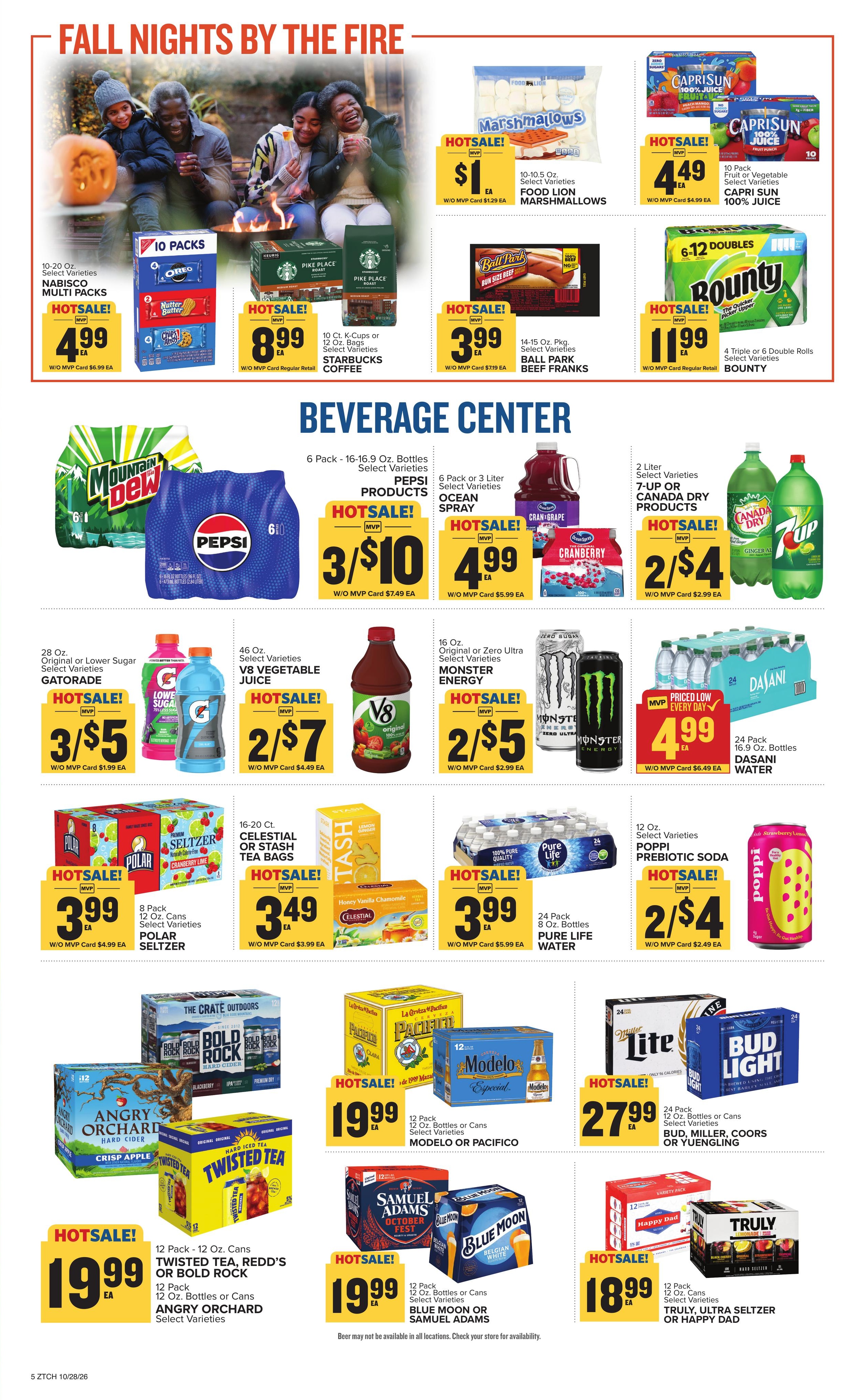 Food Lion (Chattanooga Area, TN) Weekly Ad October 28 - November 3, 2026