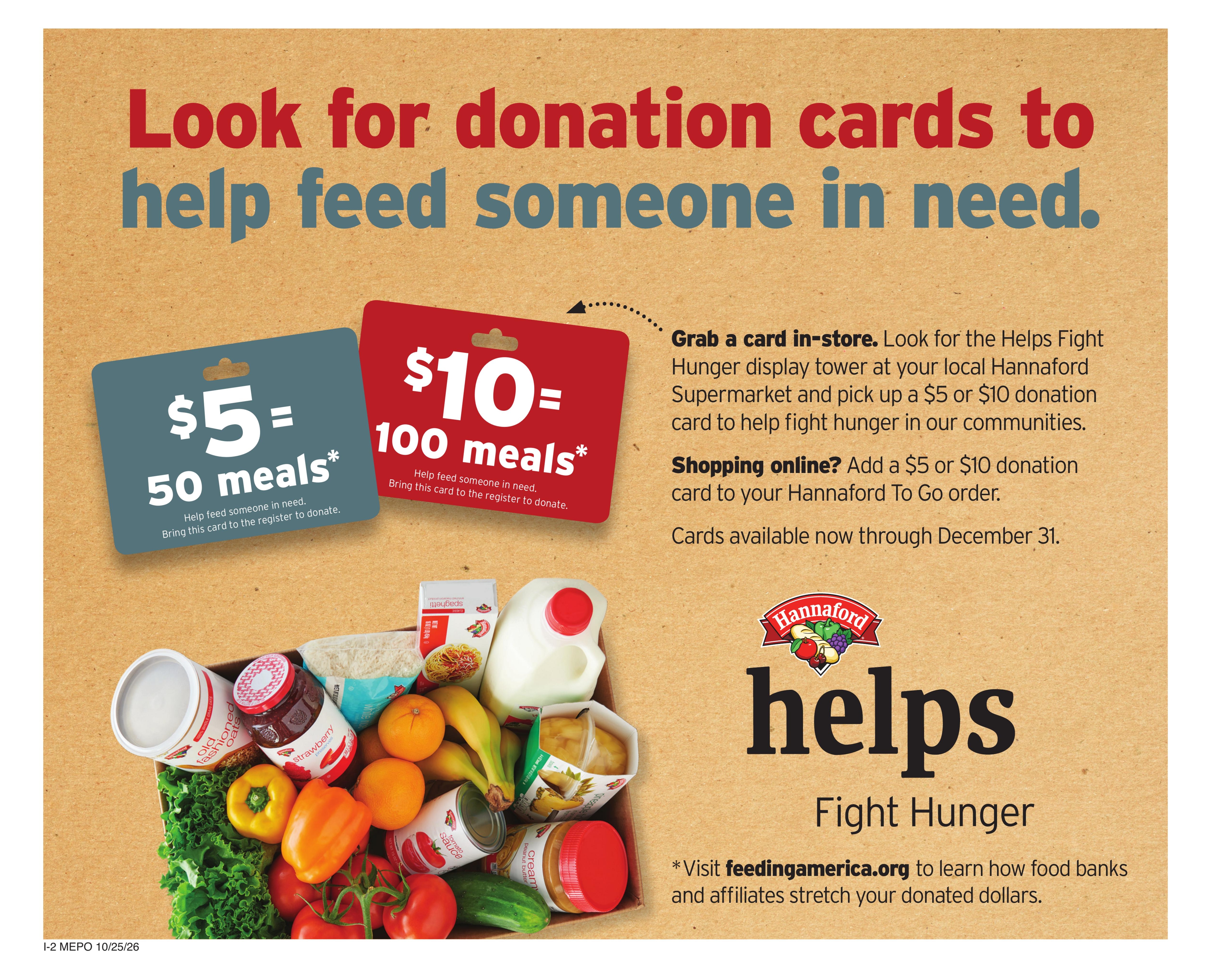 Hannaford (Augusta Area, ME) Week 44 Flyer for Flipp Weekly Ad October 25 - 31, 2026