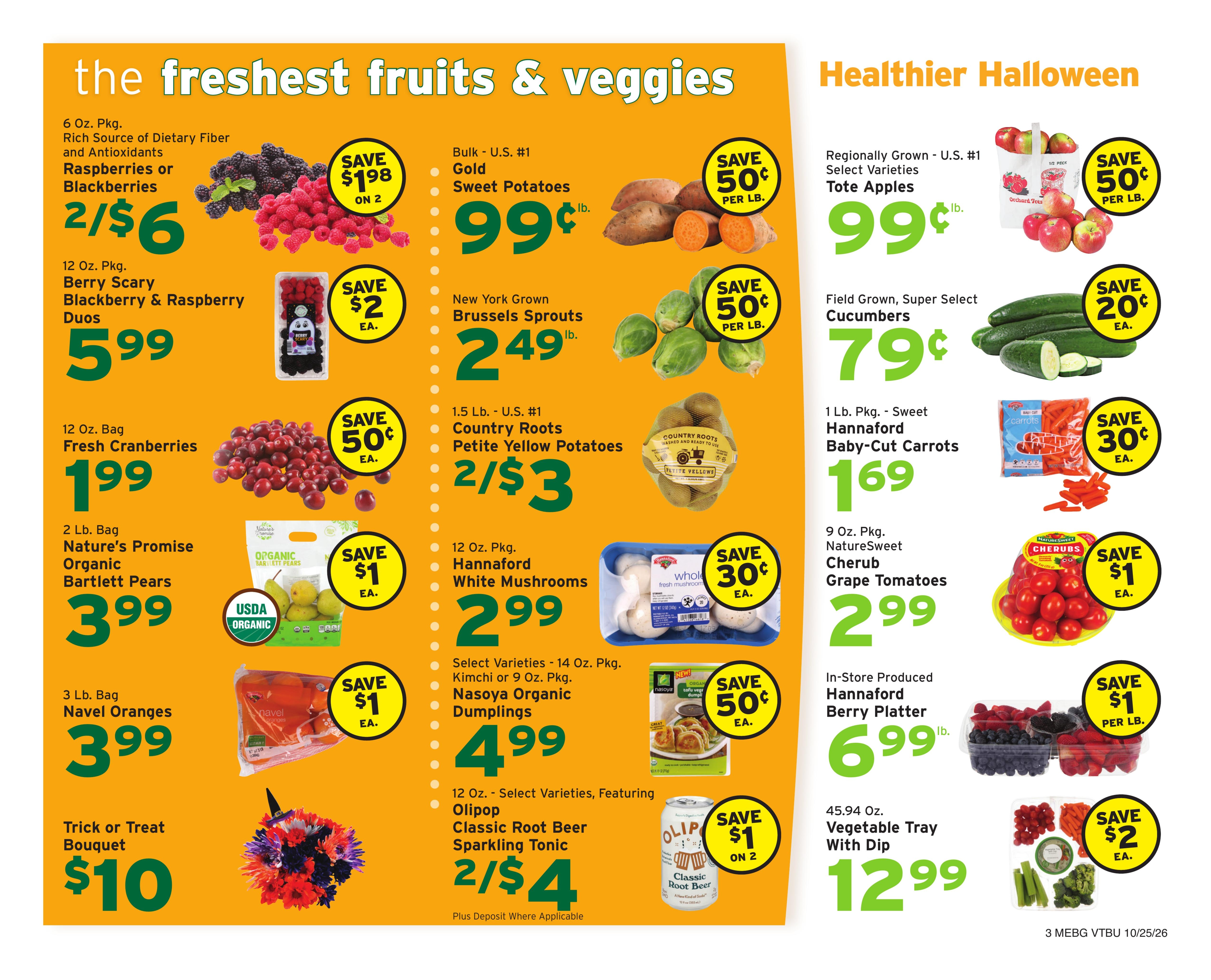 Hannaford (Augusta Area, ME) Week 44 Flyer for Flipp Weekly Ad October 25 - 31, 2026