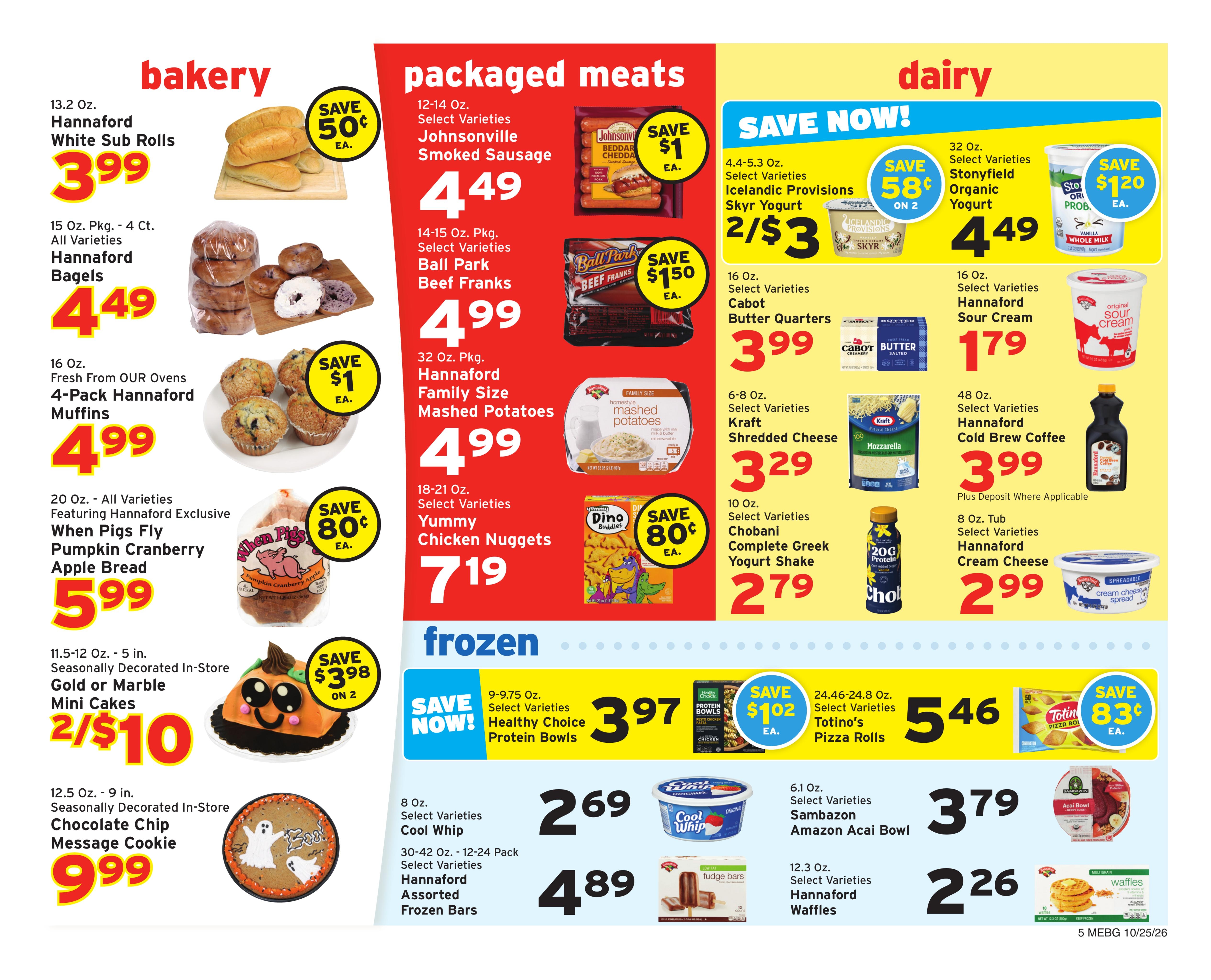Hannaford (Augusta Area, ME) Week 44 Flyer for Flipp Weekly Ad October 25 - 31, 2026