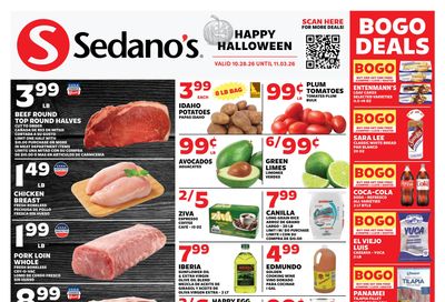 Sedano's Weekly Ad October 28 - November 3, 2026